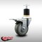 Service Caster 3.5'' SS Gray Poly Swivel 1-7/8'' Expanding Stem Caster Total Lock Brake SCC-SSEXTTL20S3514-PPUB-178 - alternate 3